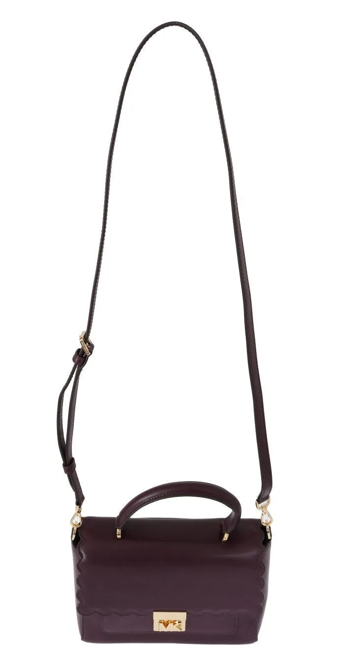 Purple MINDY Satchel Crossbody Bag