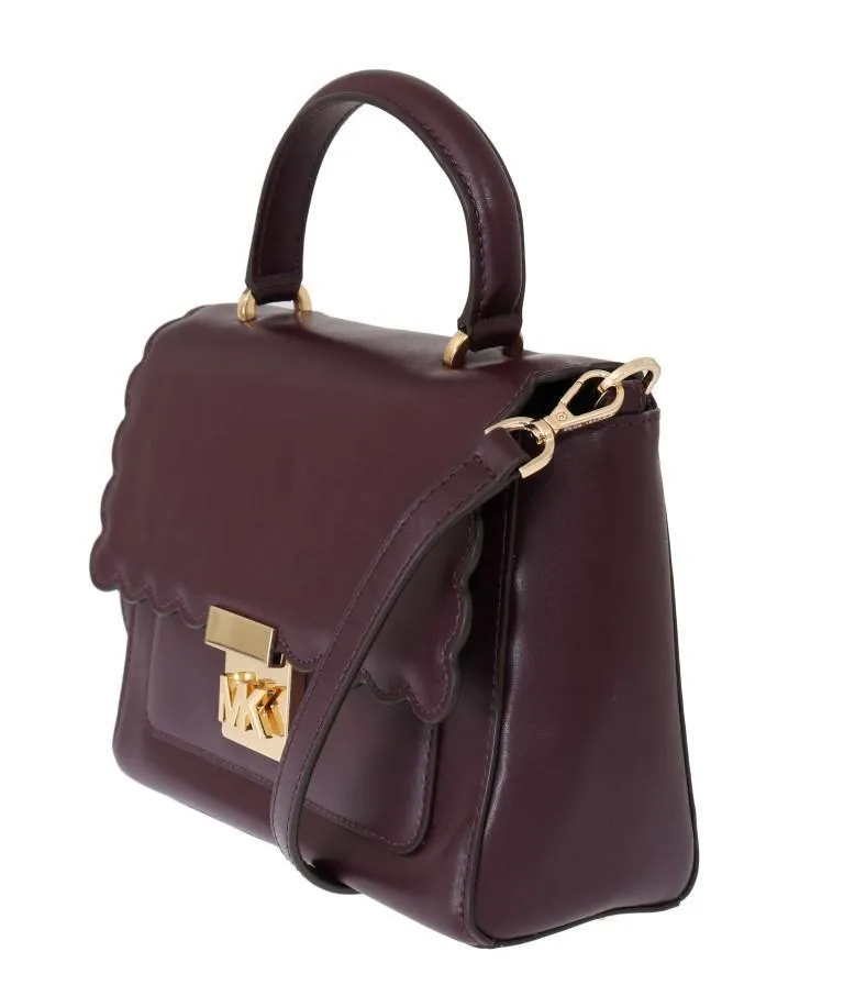 Purple MINDY Satchel Crossbody Bag