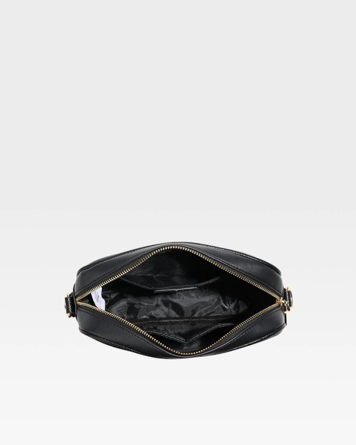 PY Crossbody Messenger Bag in Black