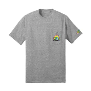rainbow pocket t-shirt