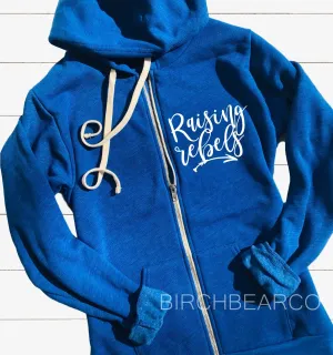 Raising Rebels Zipper Hoodie - Unisex Triblend