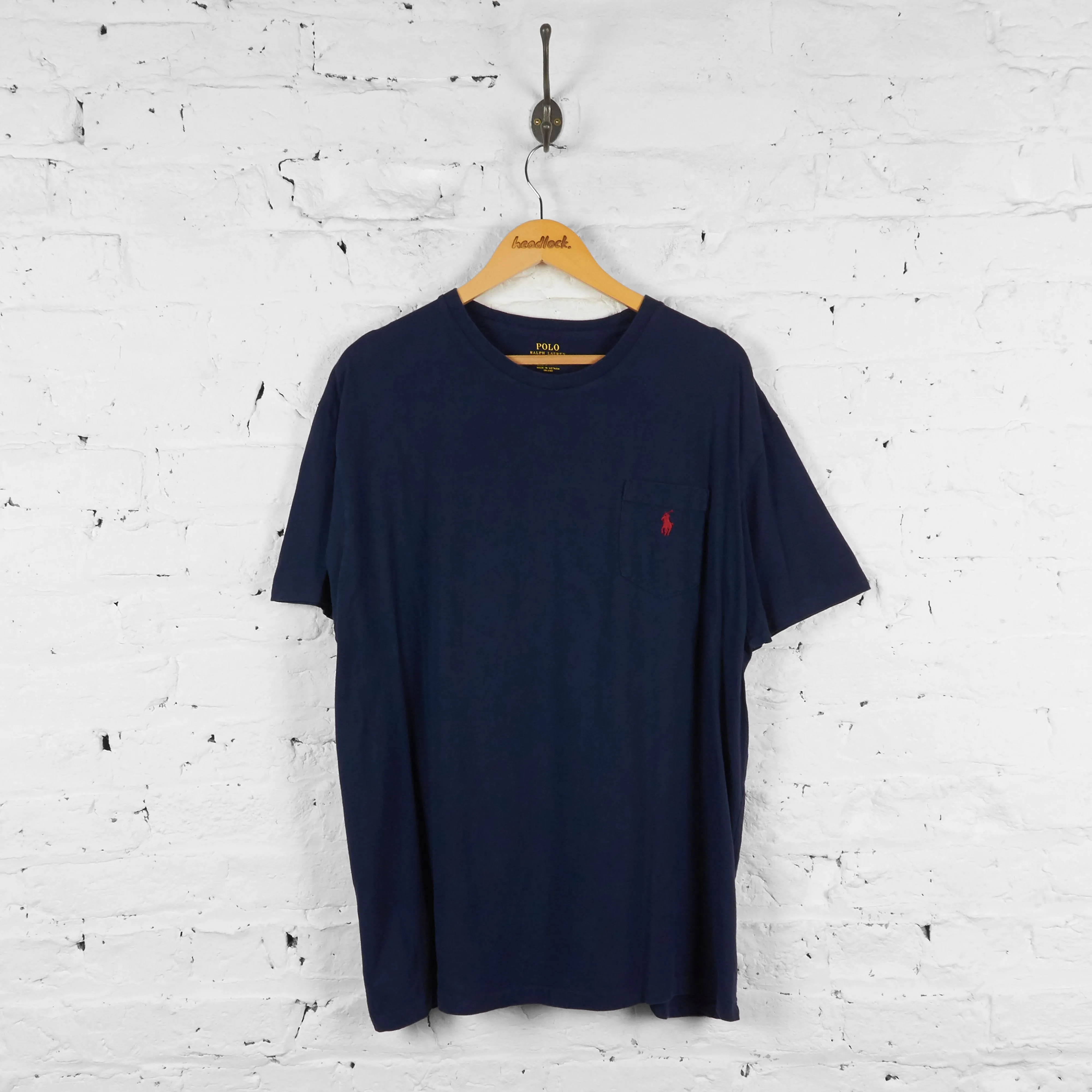 Ralph Lauren Pocket T Shirt - Blue - XL