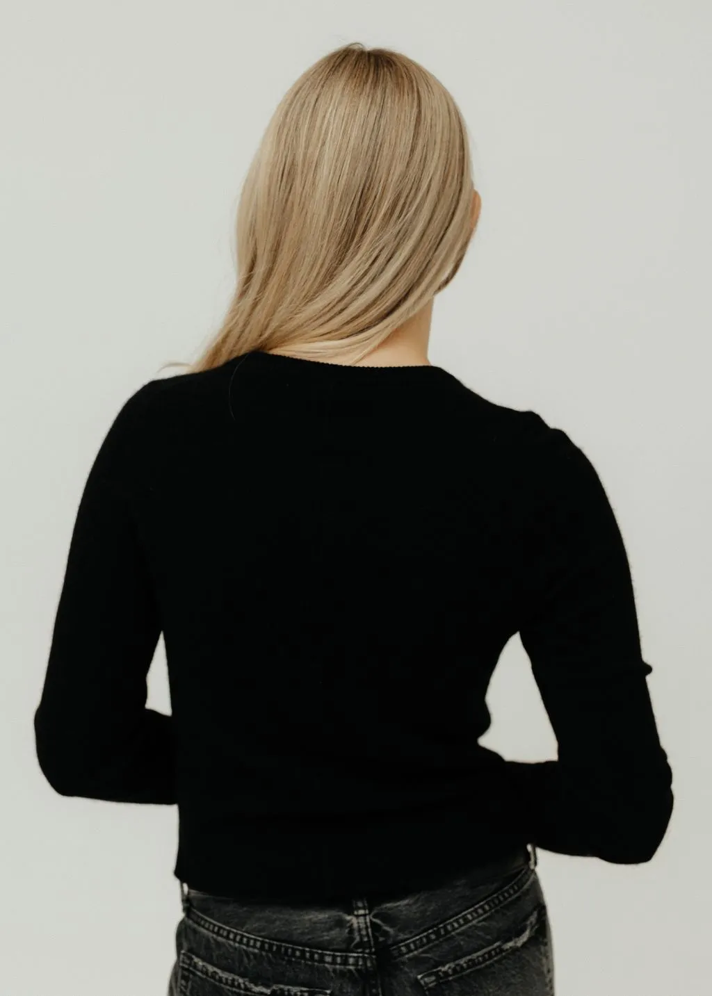 RE/DONE Cashmere Crewneck Cardigan