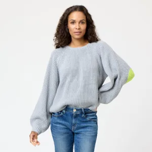 Ricki Imperfect Heart Sweater - Dark Heather Gray