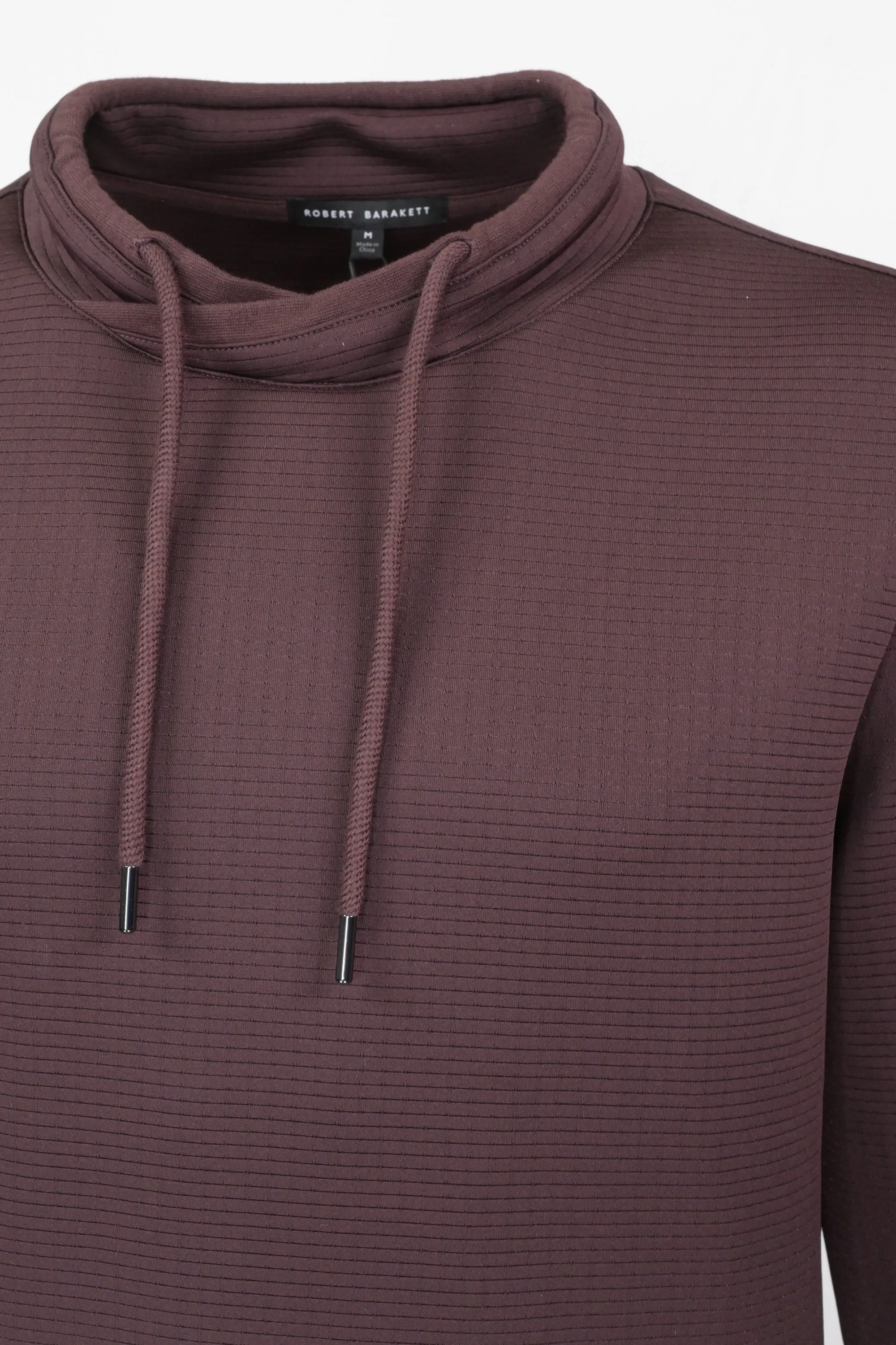 Robert Barakett Drayton Crossover Sweater Bordeaux
