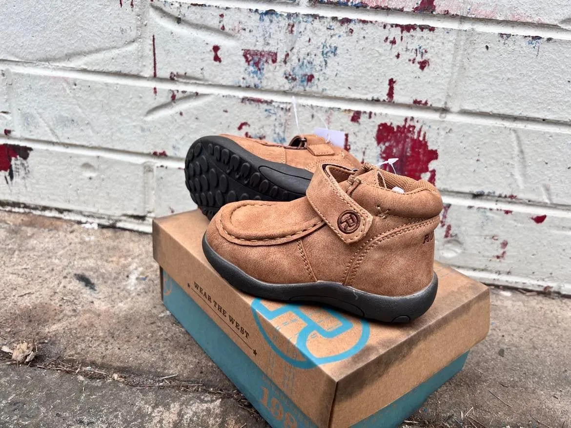 Roper Mocs Toddlers Tan