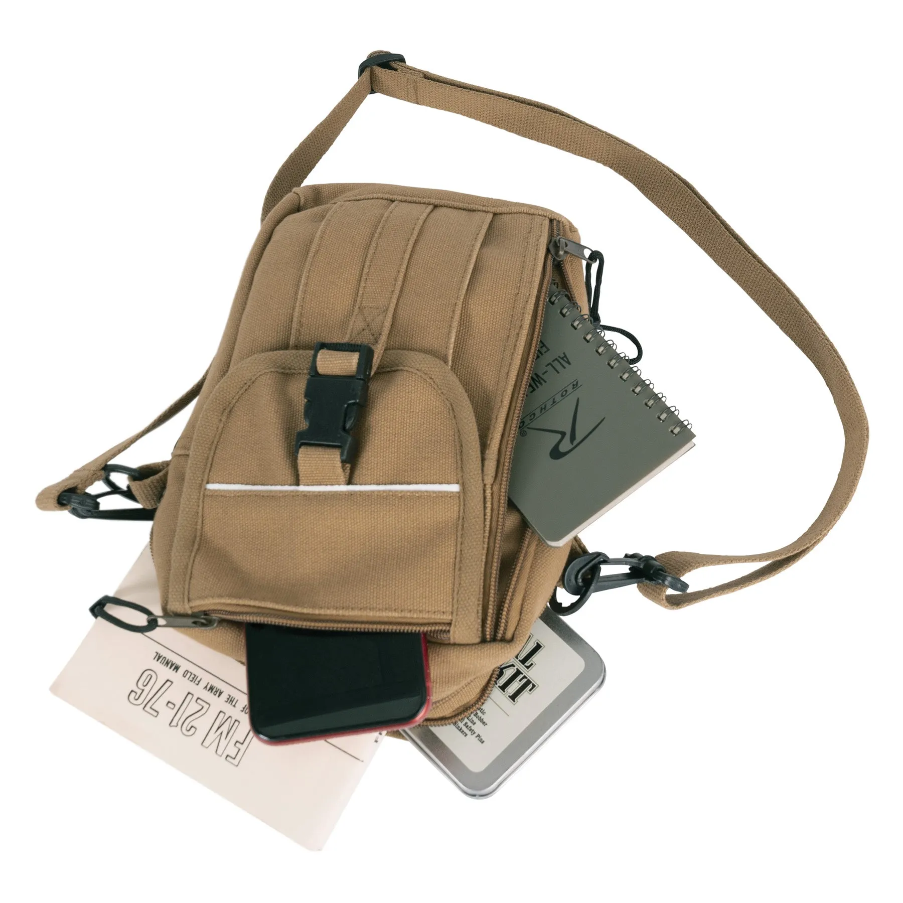 Rothco Heavyweight Classic Canvas Passport Travel Pouch