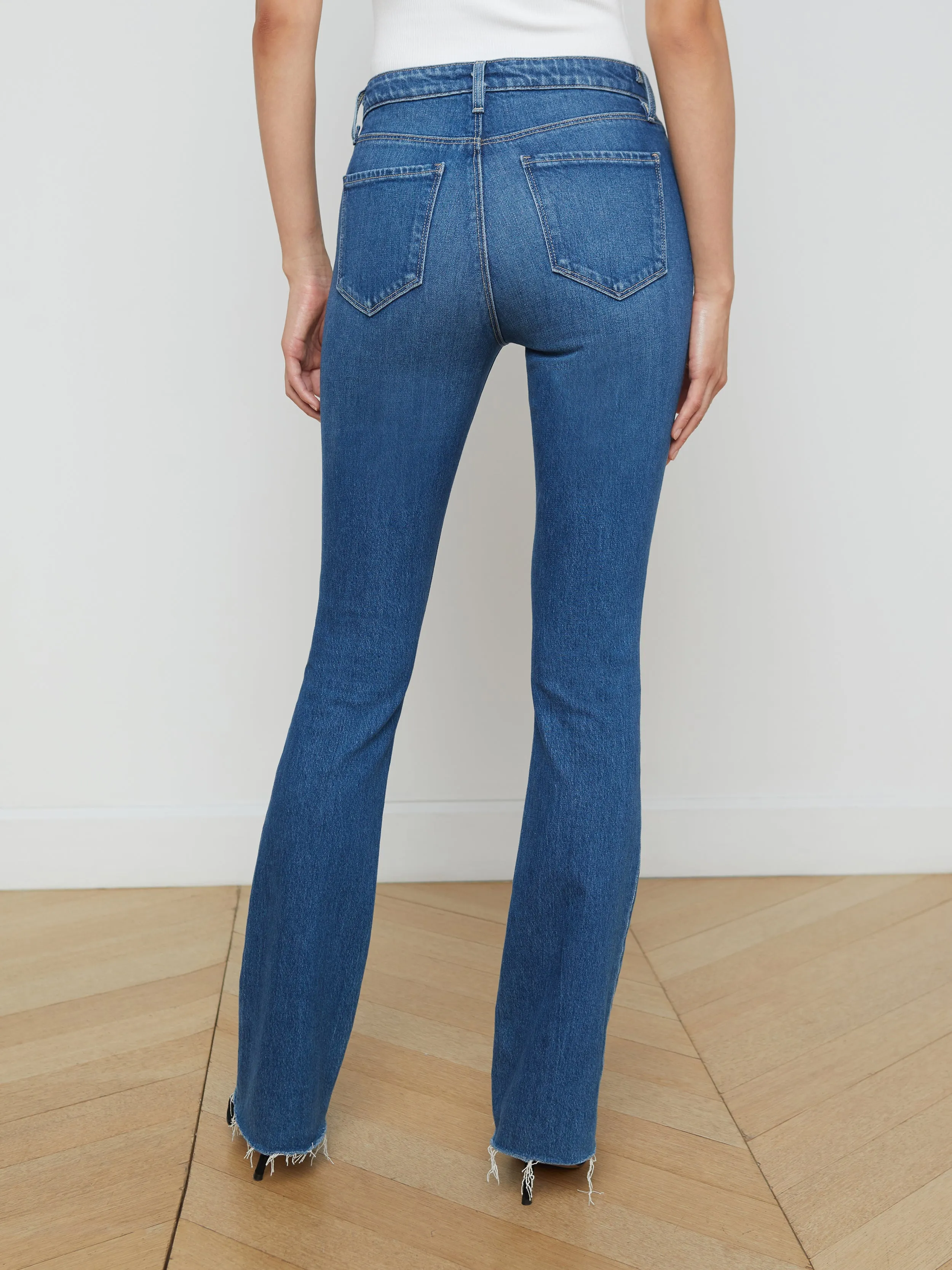 Ruth High Rise Straight Leg Jean