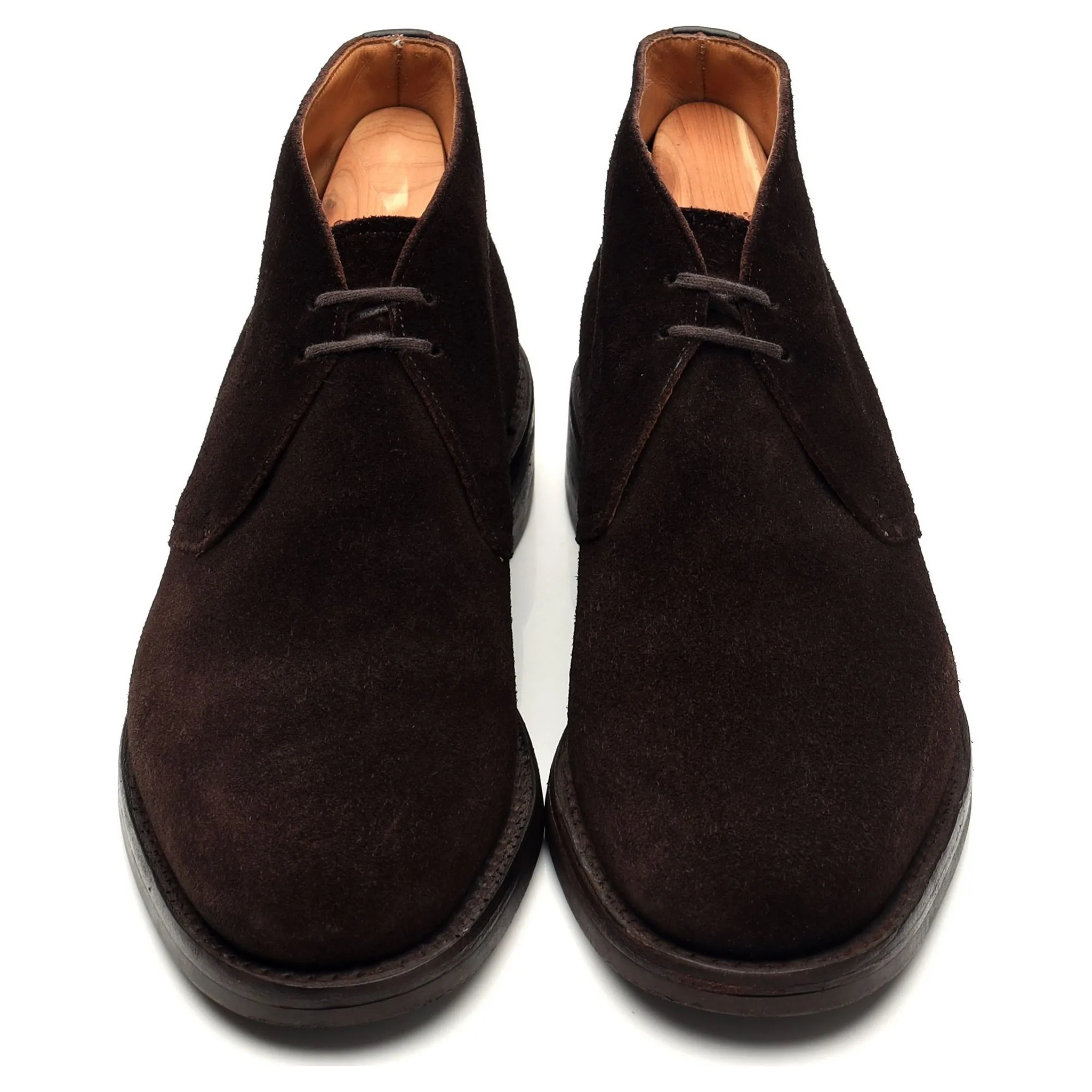 'Ryder 3' Dark Brown Suede Chukka Boots UK 6.5 F