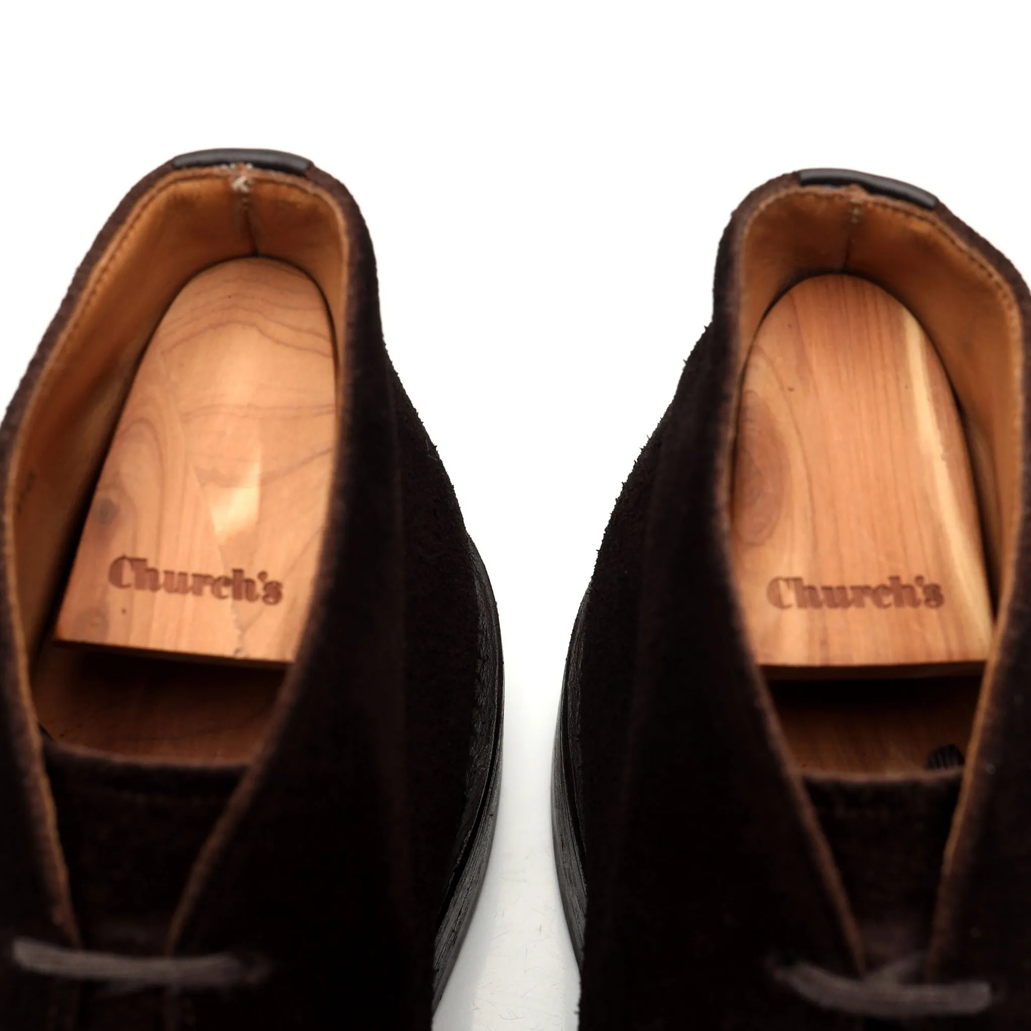 'Ryder 3' Dark Brown Suede Chukka Boots UK 6.5 F
