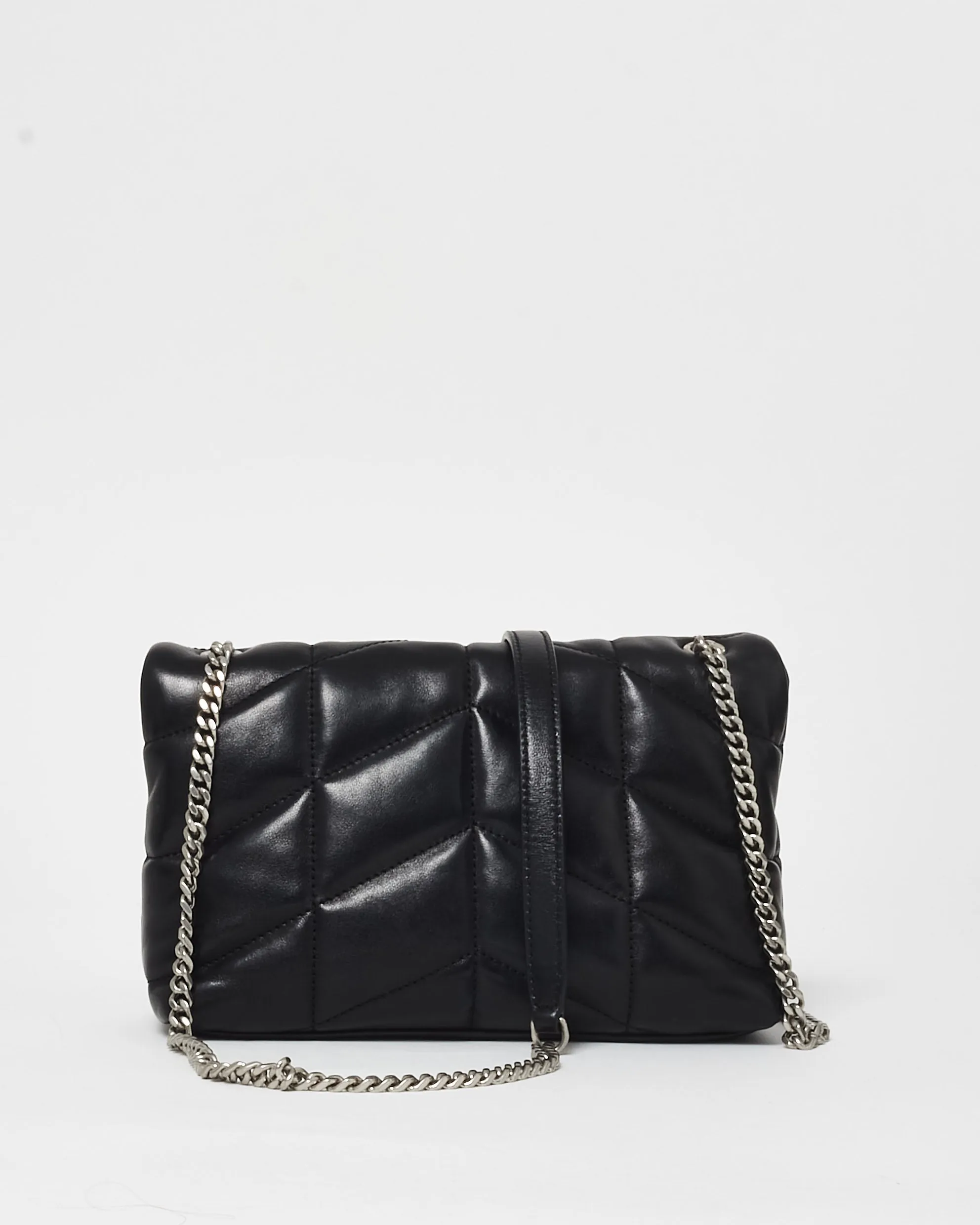 Saint Laurent Black Nappa Leather Toy Puffer Shoulder Bag