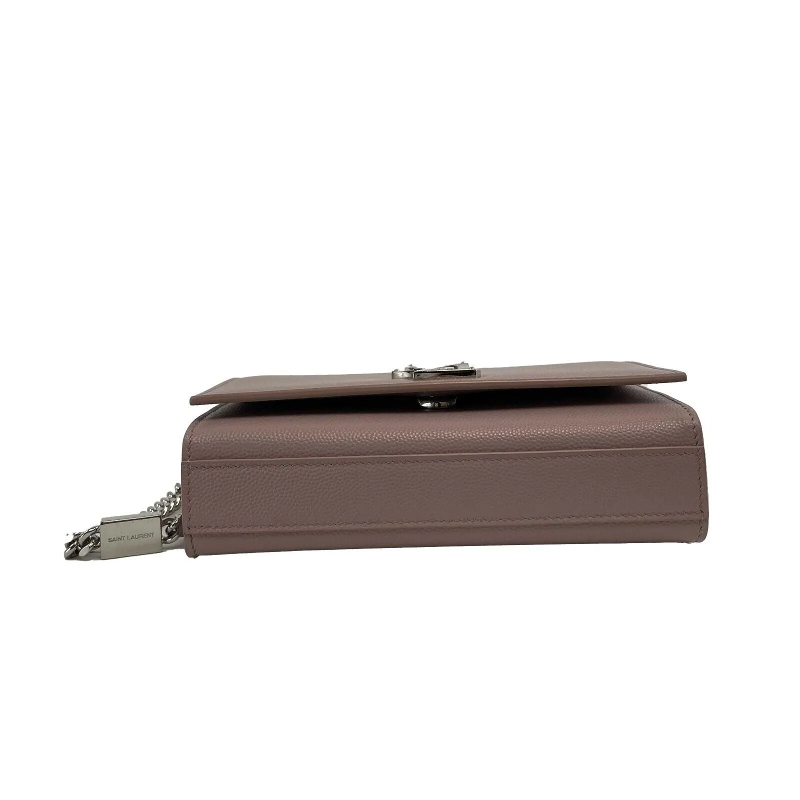 Saint Laurent Classic monogram kate satchel Grainy leather Pale Pink Crossbody