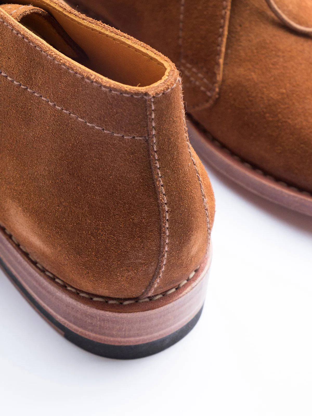Santalum Casual Rover Chukka Brown Suede Leather
