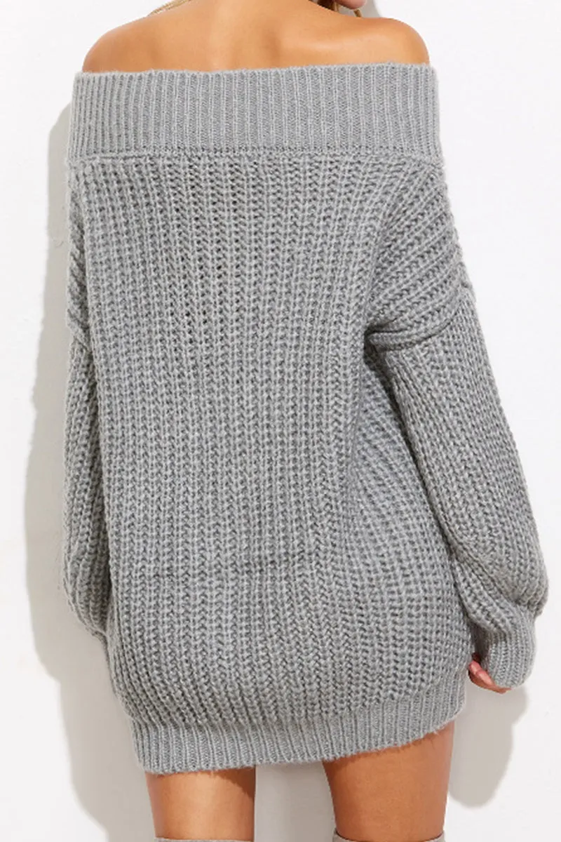 Sexy Casual Solid Patchwork V Neck Sweaters(3 Colors)