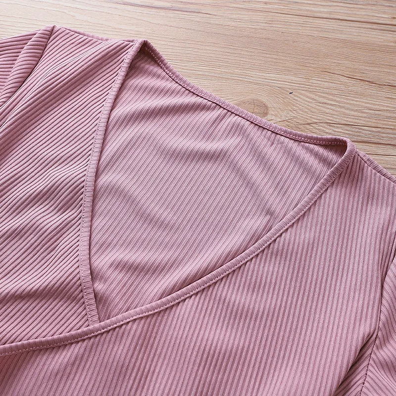 Sexy V-neck Irregular Skinny Hip Dress