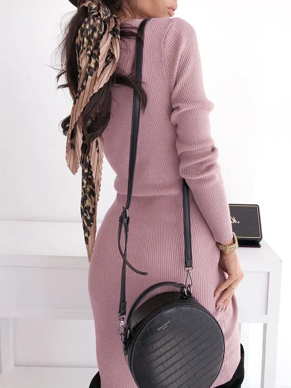 Sexy V-neck Irregular Skinny Hip Dress