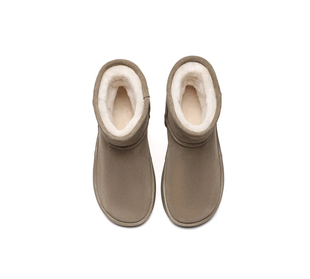 Sheepskin Wool Ankle Chunky Mini Classic Boots Salma