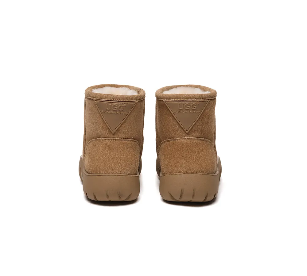Sheepskin Wool Ankle Chunky Mini Classic Boots Salma