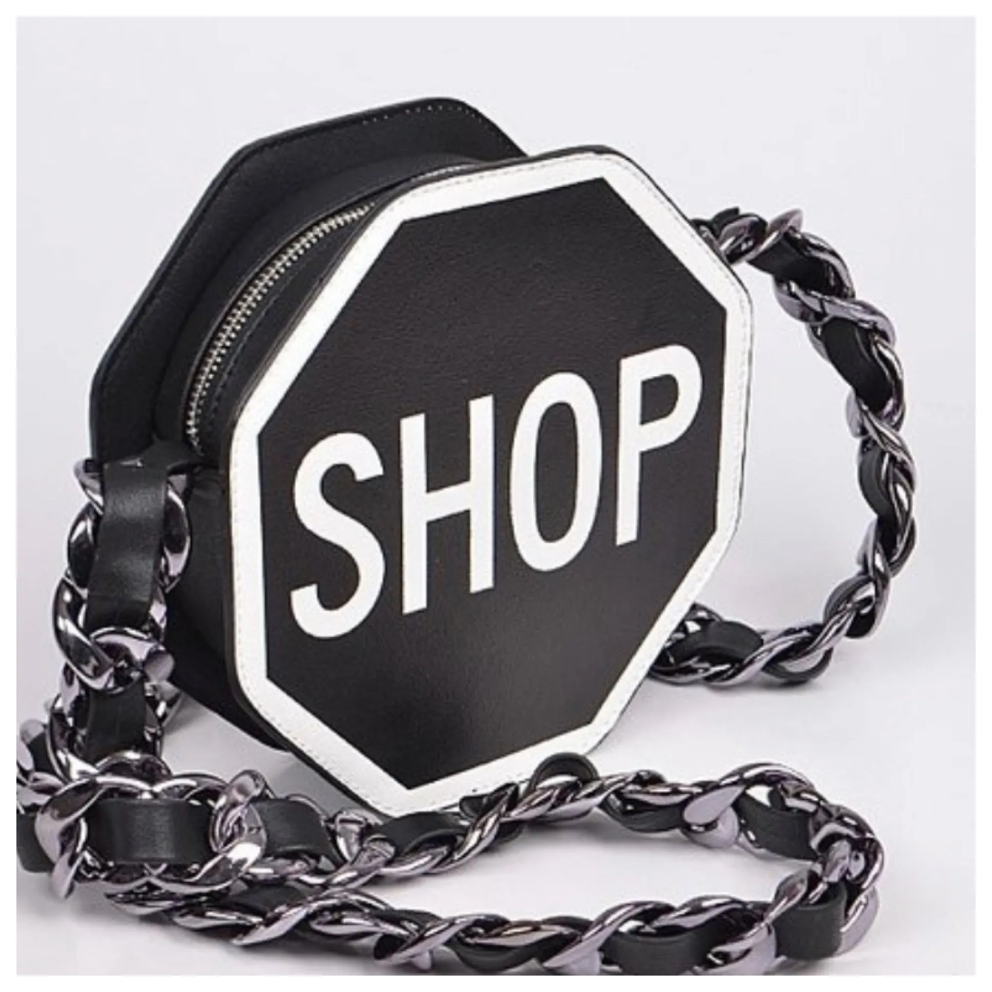 Shop! Shop! Crossbody Purse