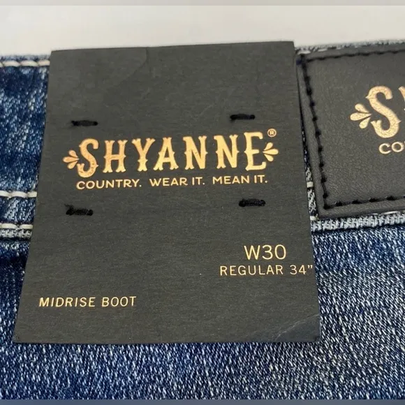 Shyanne Women's Floral Pocket Bootcut Jeans
