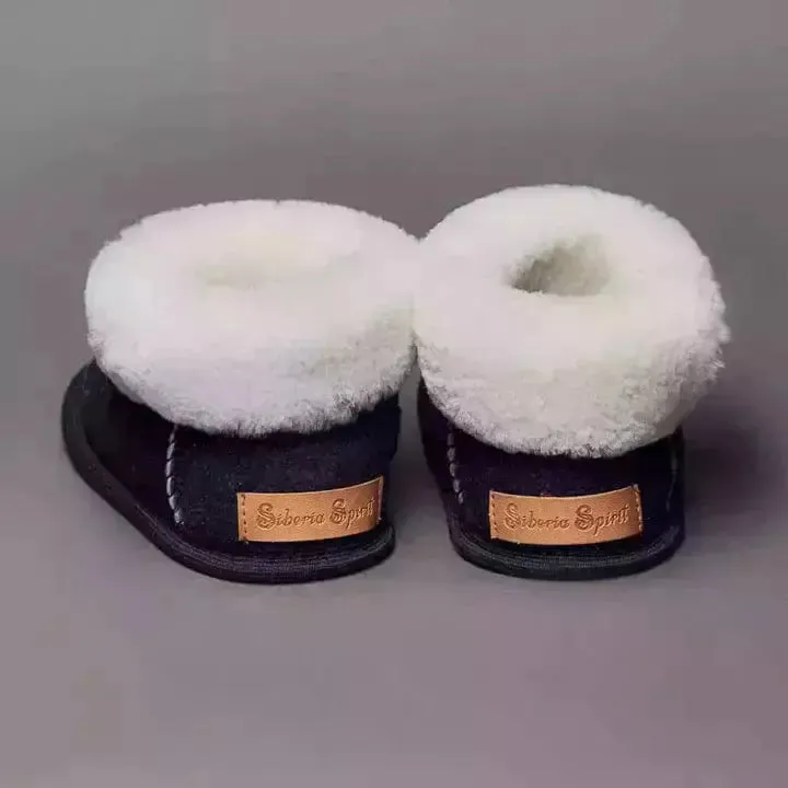 Siberia Spirit Toddler Midnight Black Booties