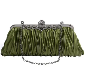 Silk Cocktail Evening Handbags/ Clutches Purse |JaosWish