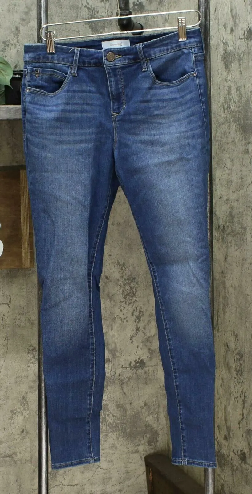 Skinnygirl Women's Empower Stretch Mid Rise Jeans Midtone 30