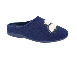 Sleepers LS171C Ladies Memory Foam Sheep Mule Slipper