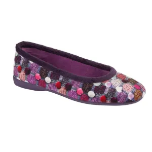 Sleepers LS749P Womens Ballerina Slipper