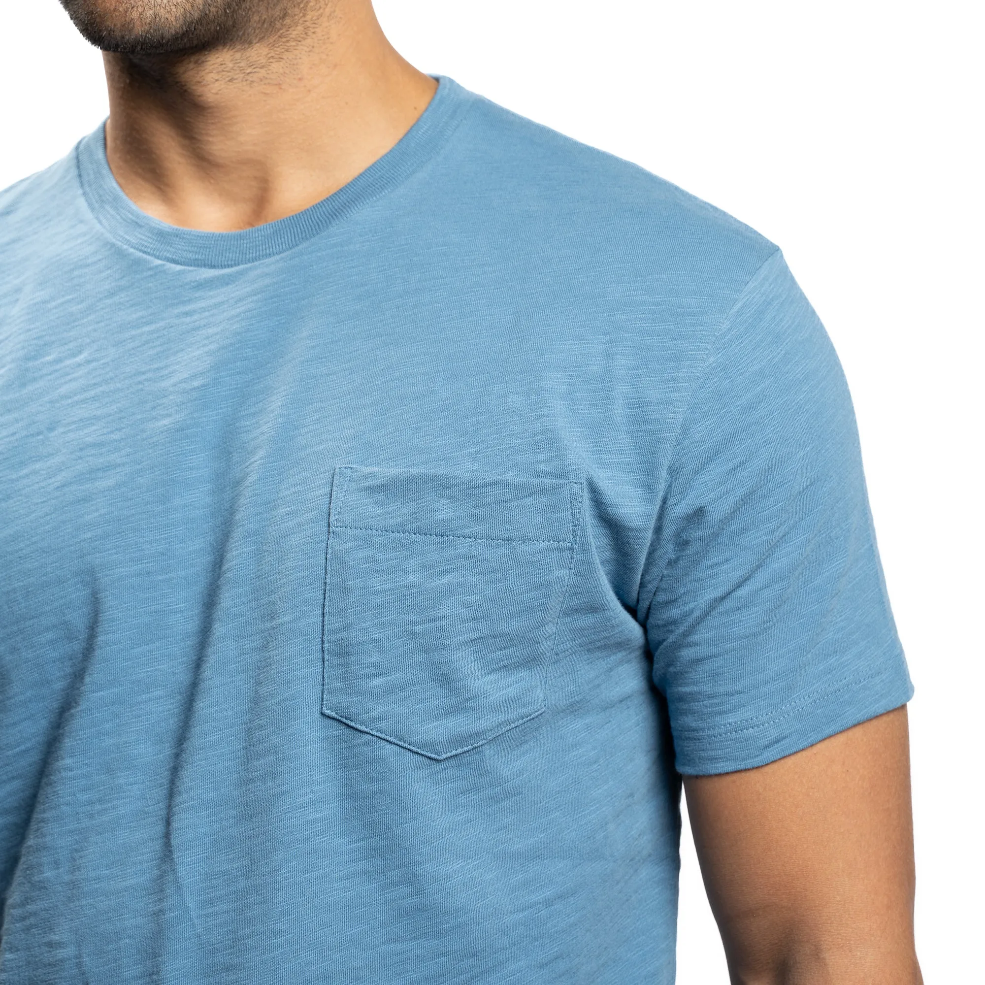 Slub Pocket T-Shirt - Slate
