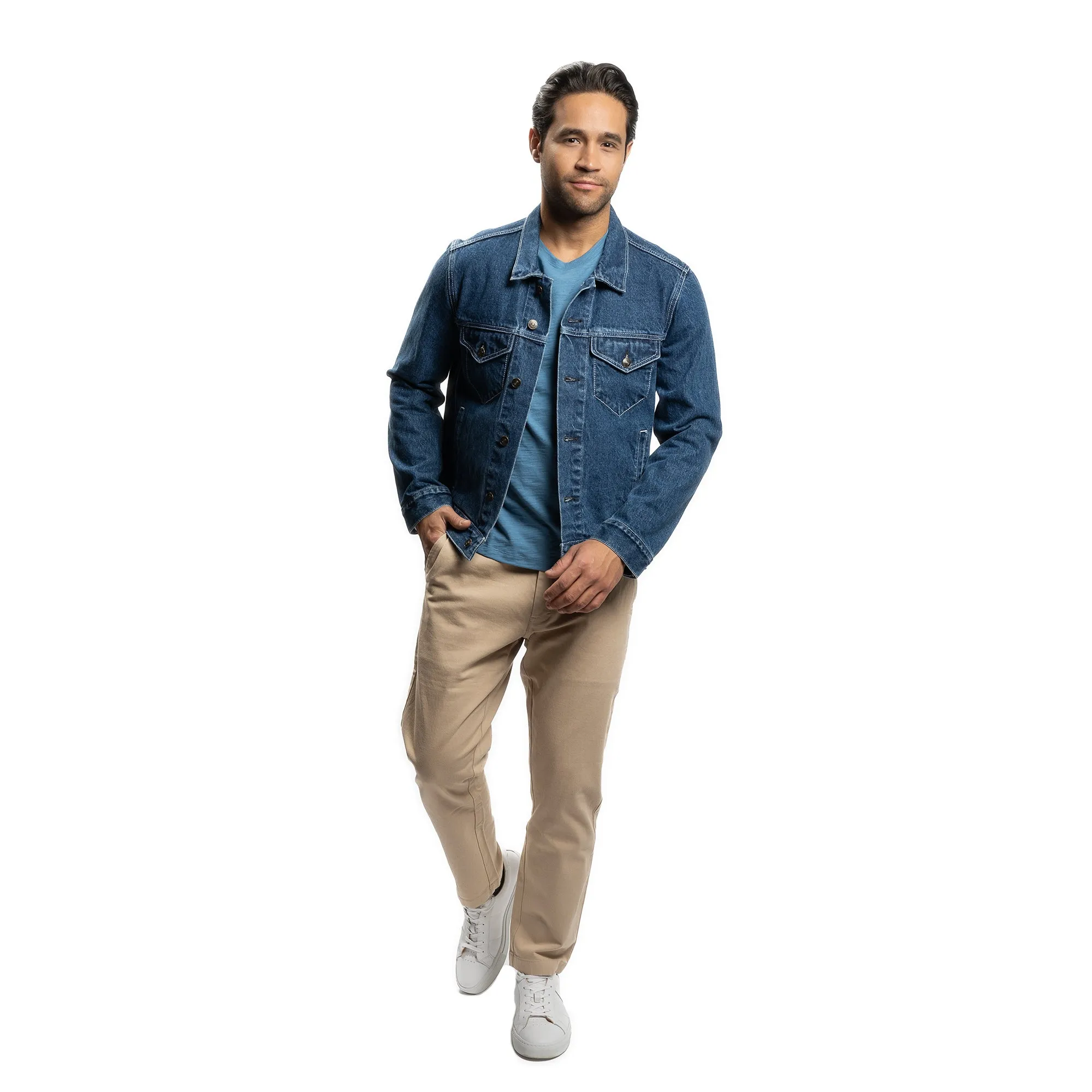 Slub Pocket T-Shirt - Slate