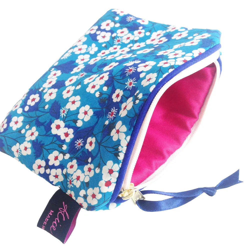 Small Liberty Purse in Mitsi Blue