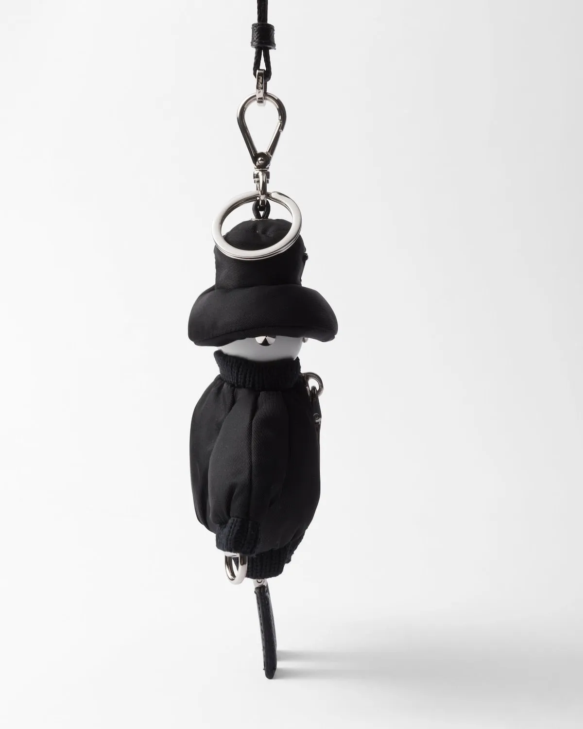Soft Robot Re-nylon Bag Charm With Shoulder Strap