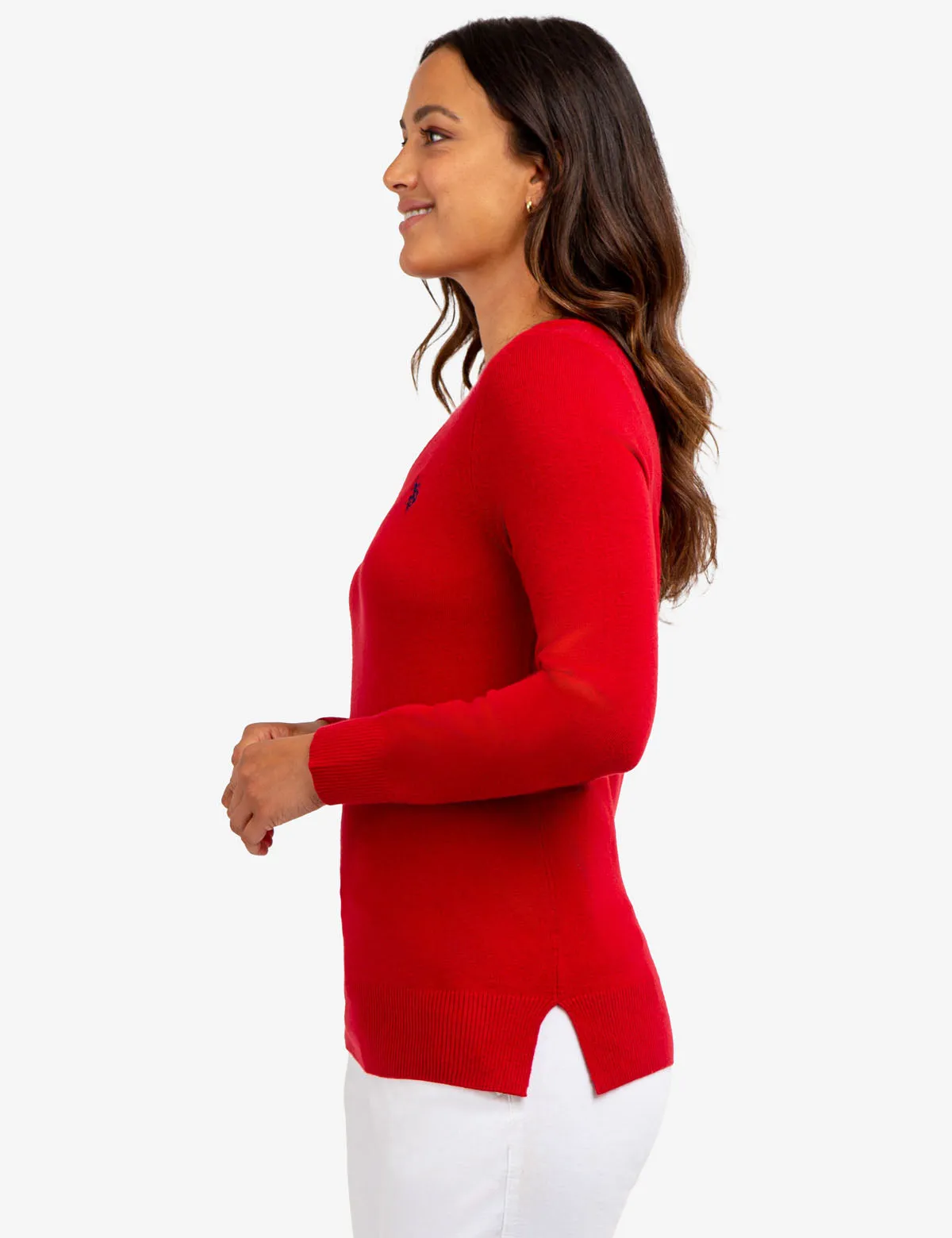 SOFT TOUCH V-NECK SWEATER
