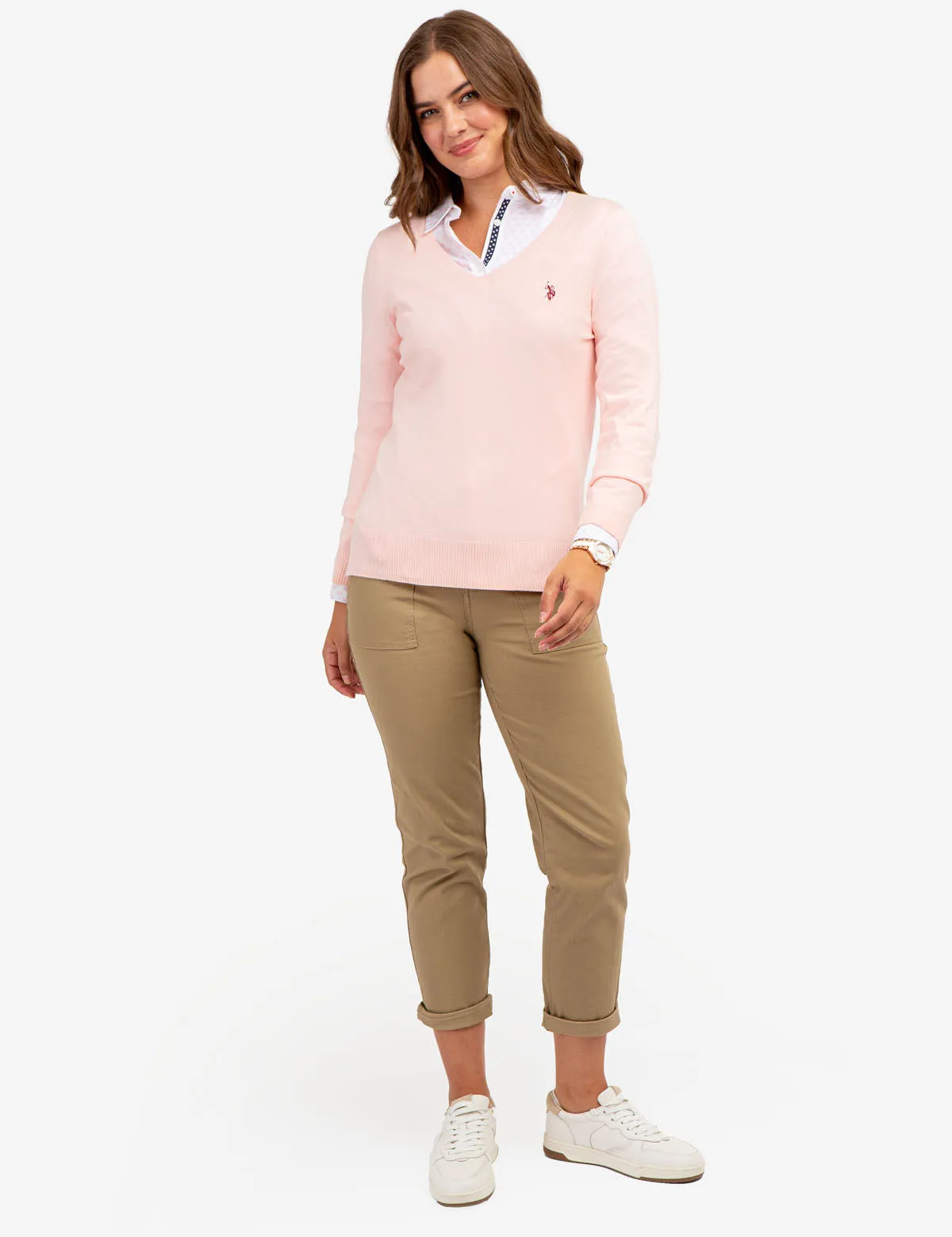 SOFT TOUCH V-NECK SWEATER