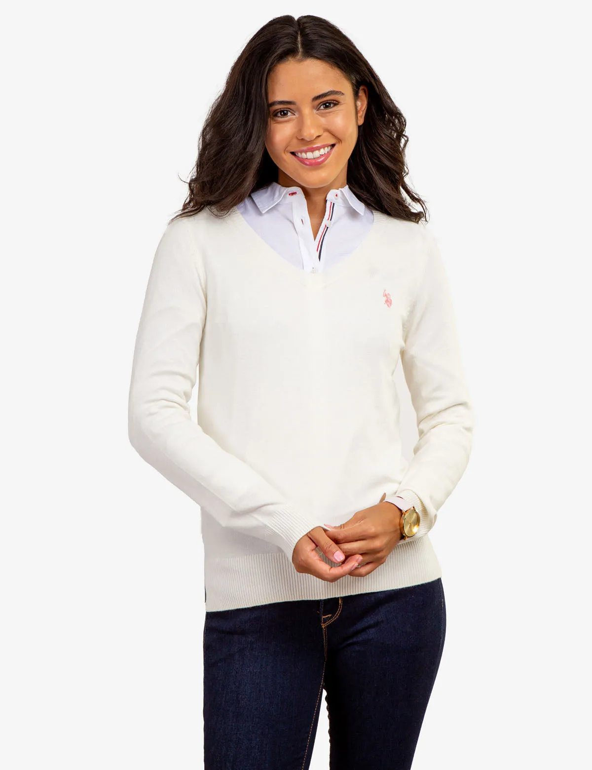 SOFT TOUCH V-NECK SWEATER