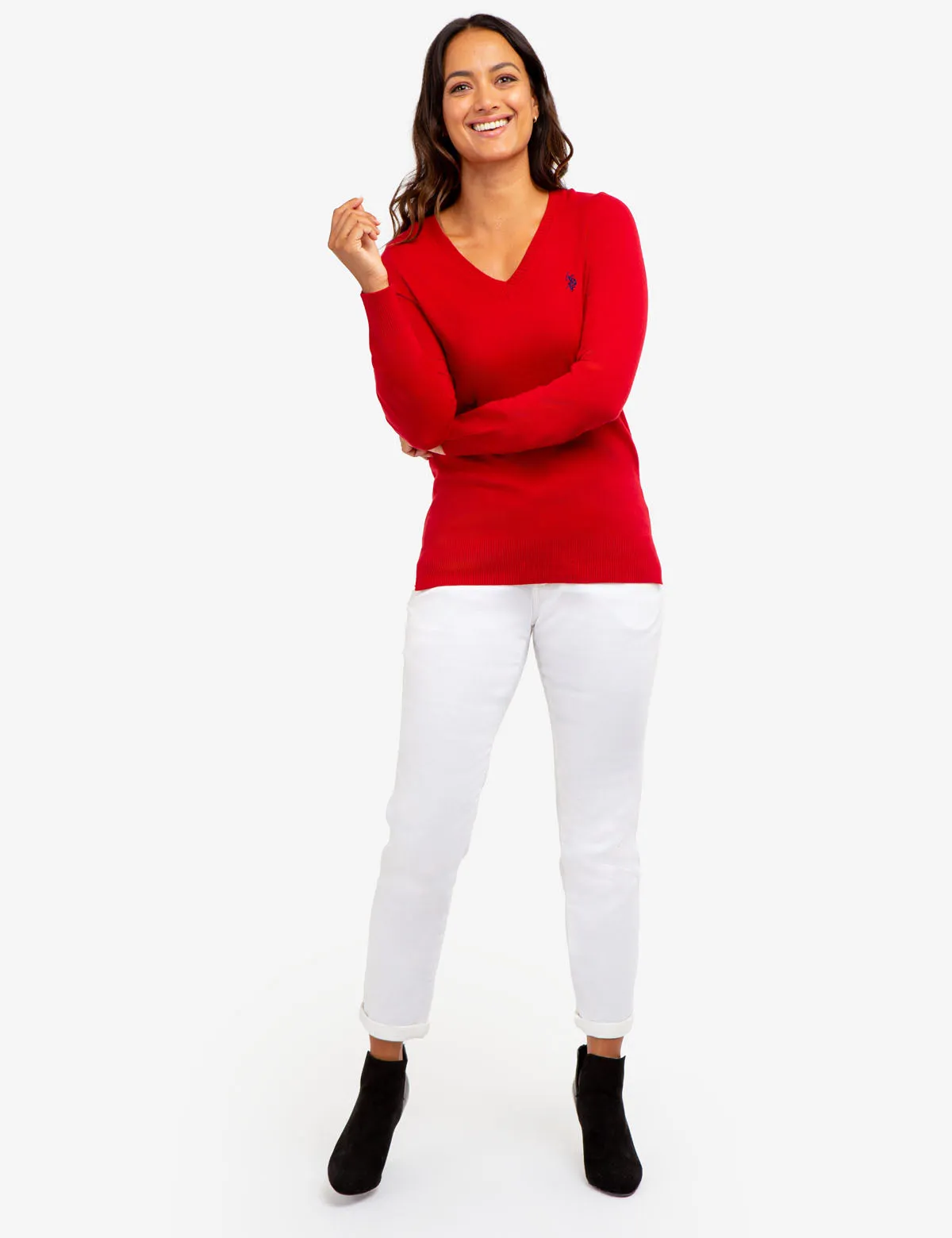 SOFT TOUCH V-NECK SWEATER
