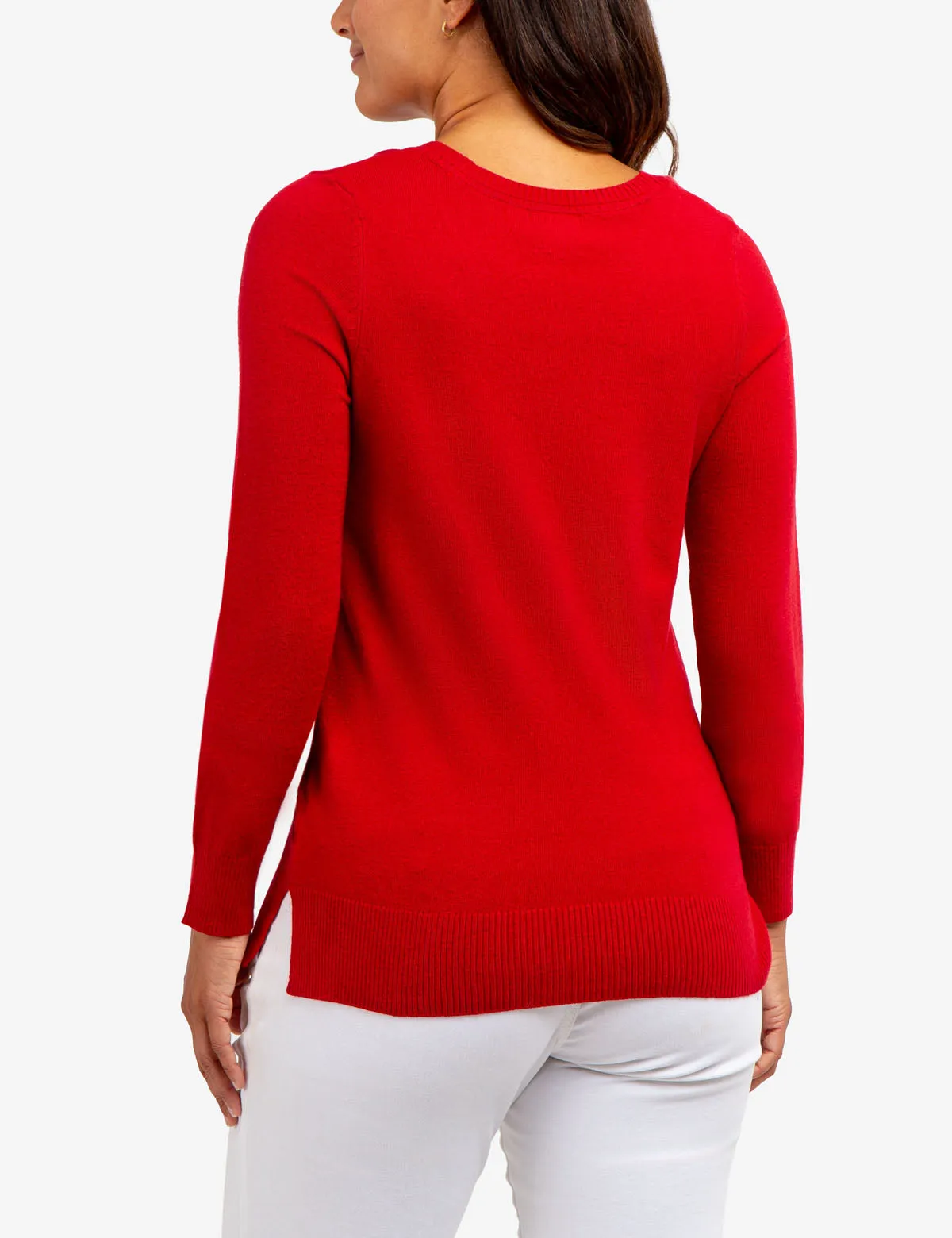 SOFT TOUCH V-NECK SWEATER