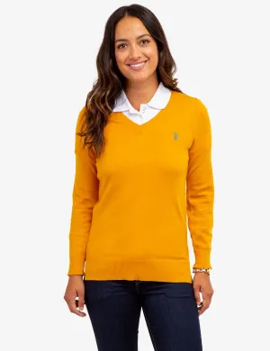 SOFT TOUCH V-NECK SWEATER