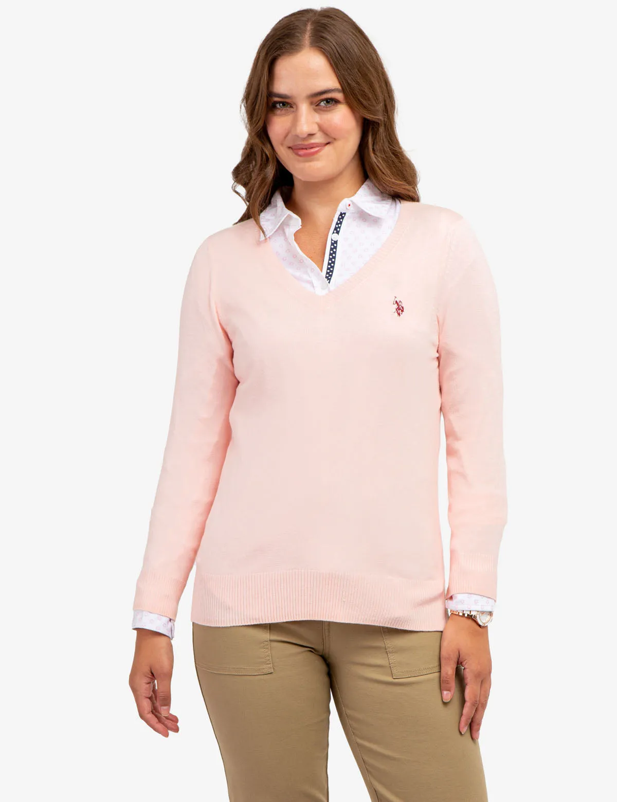 SOFT TOUCH V-NECK SWEATER