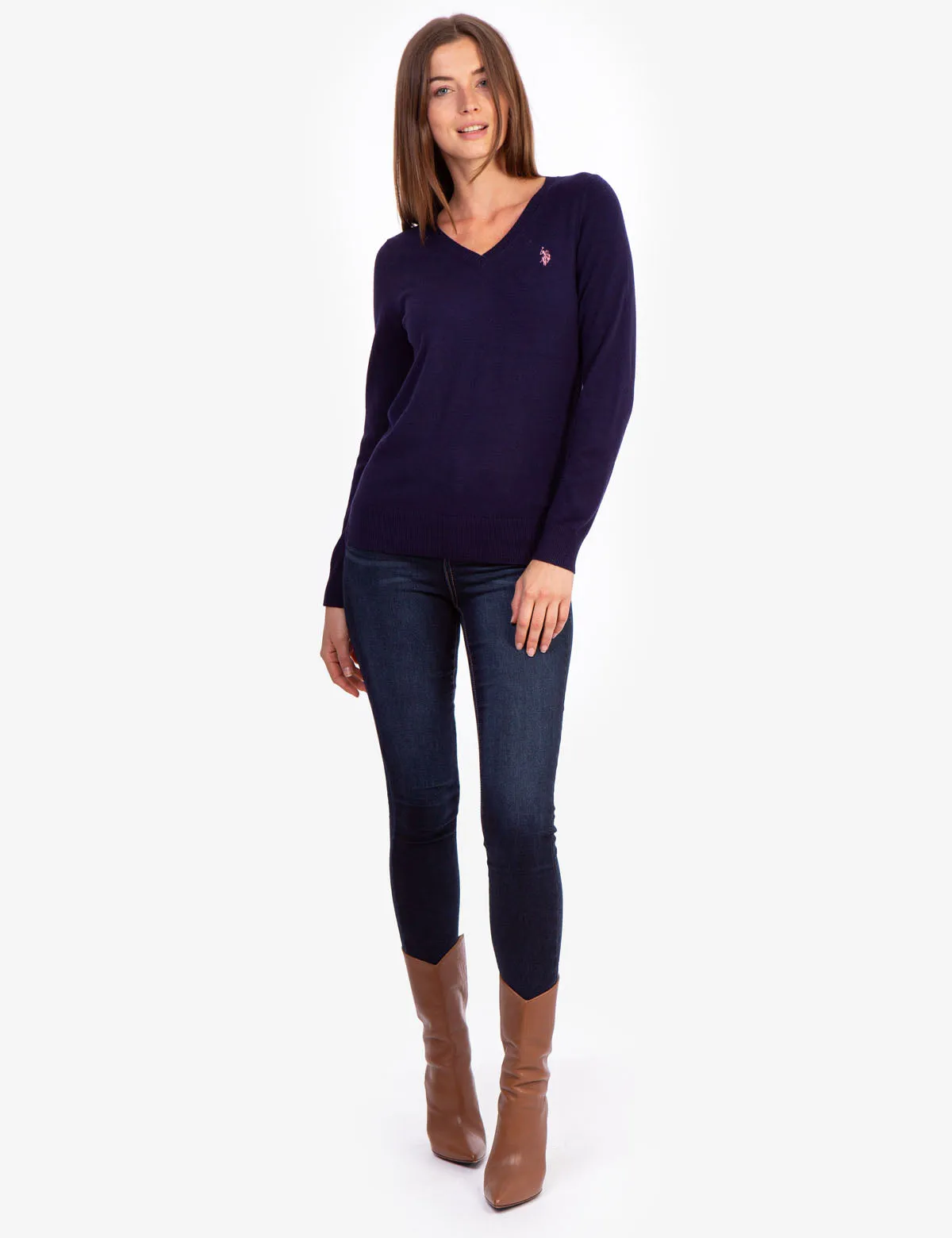 SOFT TOUCH V-NECK SWEATER
