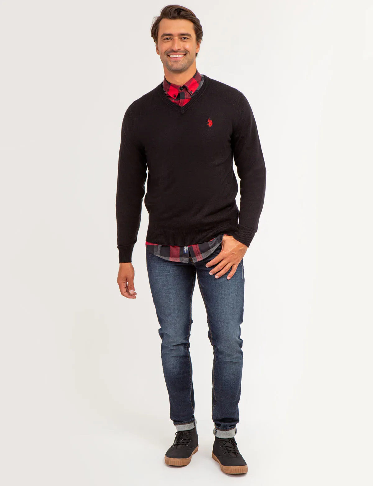 SOFT V-NECK SWEATER