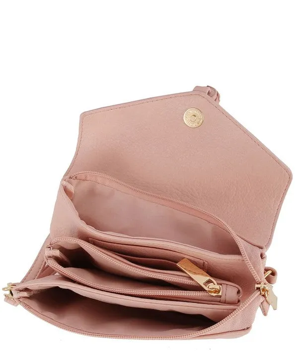 Stitch Tassel Crossbody/Clutch