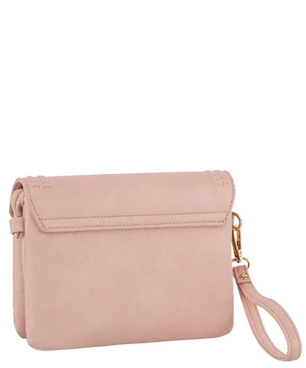 Stitch Tassel Crossbody/Clutch