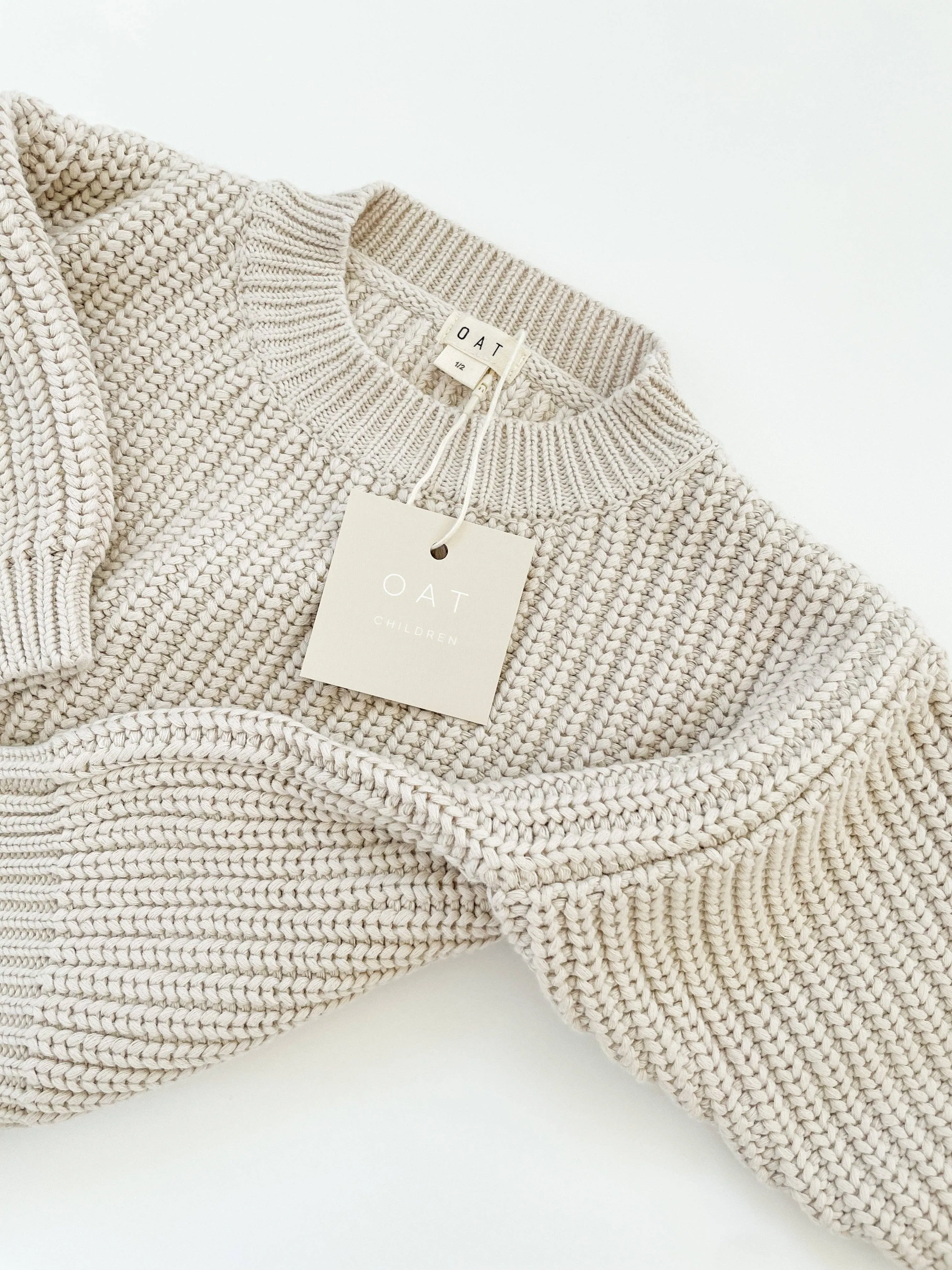 ‘Stone’ Chunky Knit Sweater