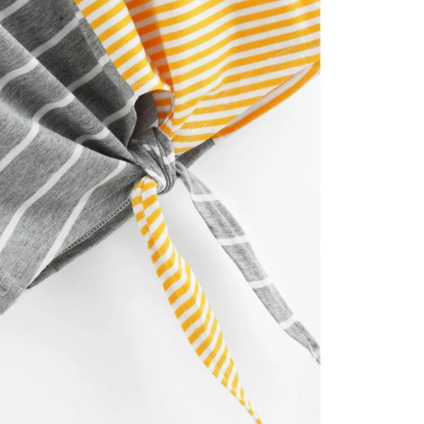 Striped Bow Tie T-Shirt