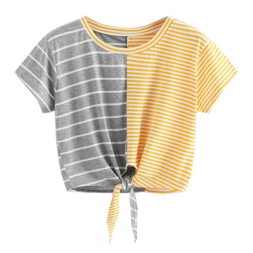 Striped Bow Tie T-Shirt