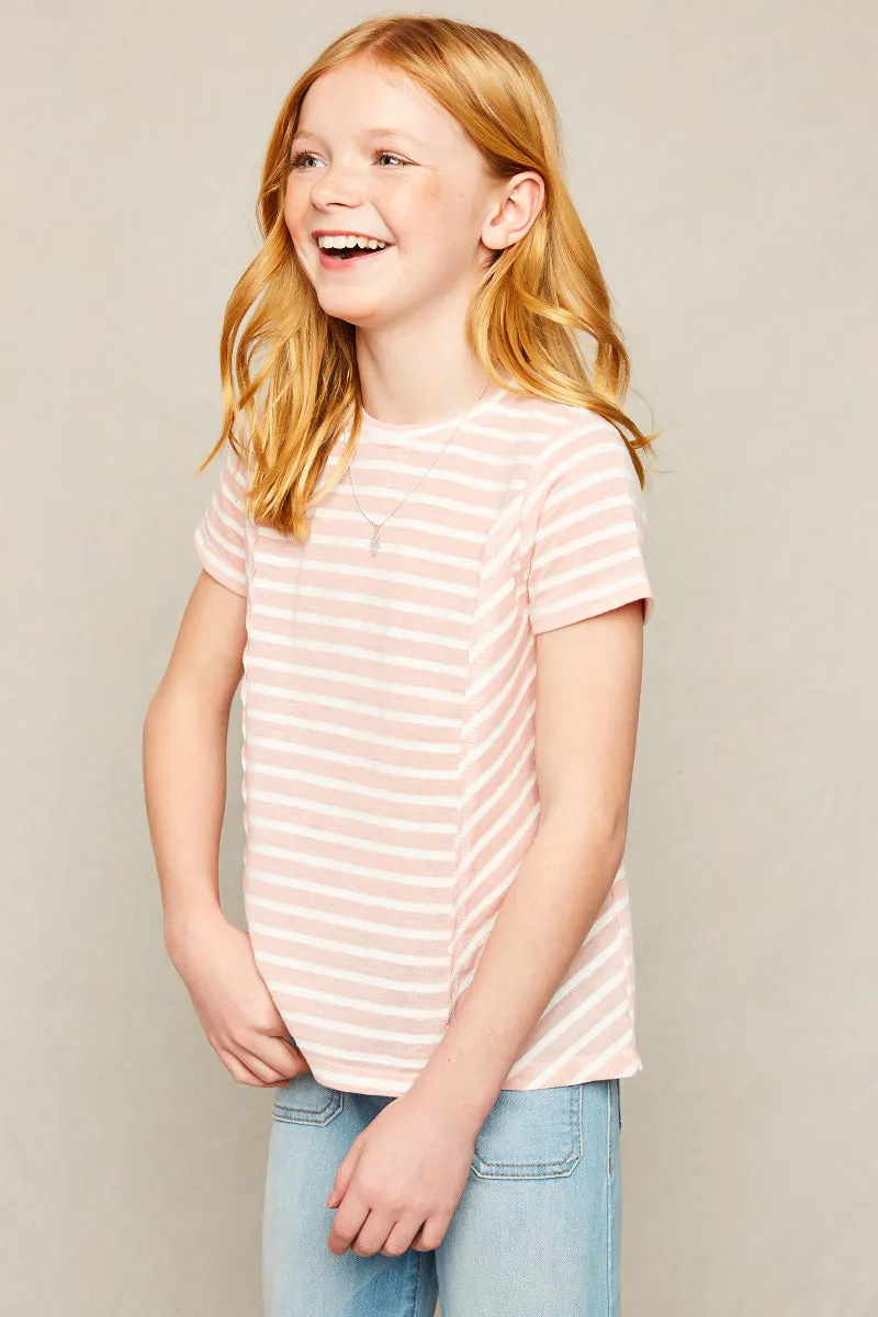 Striped Crew Neck T-Shirt