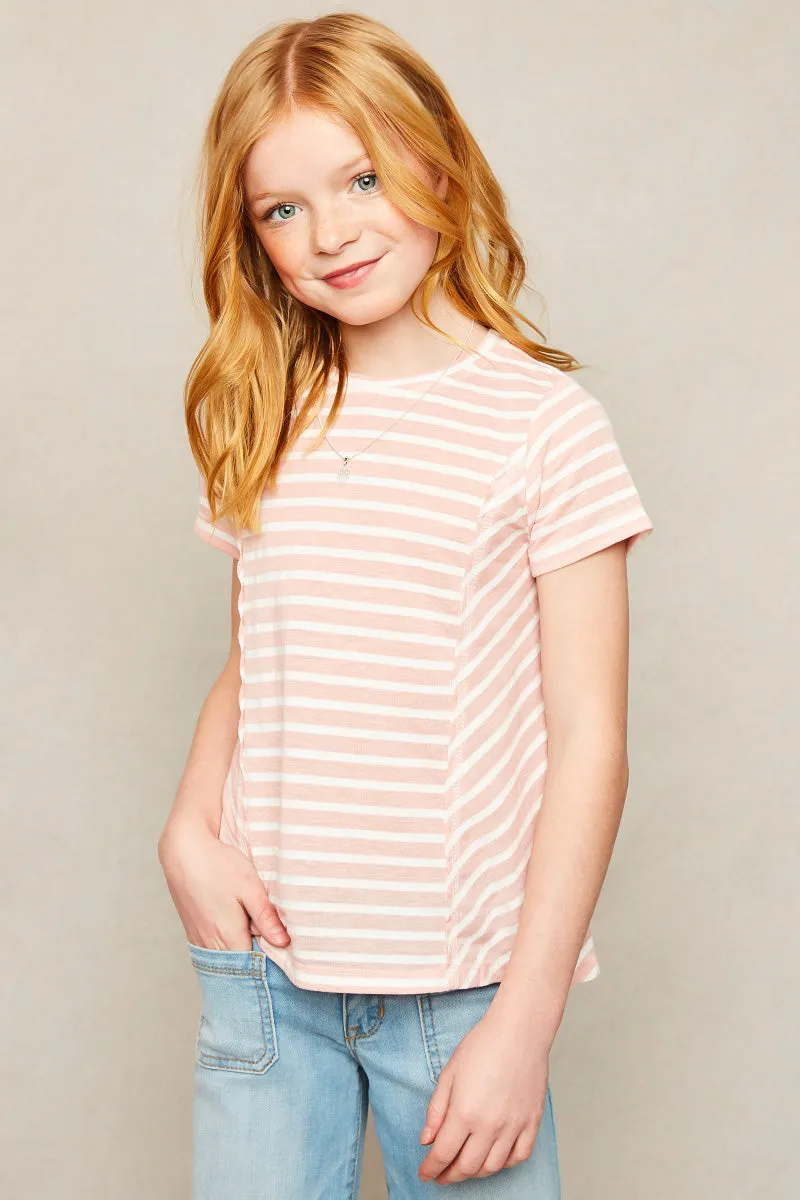 Striped Crew Neck T-Shirt