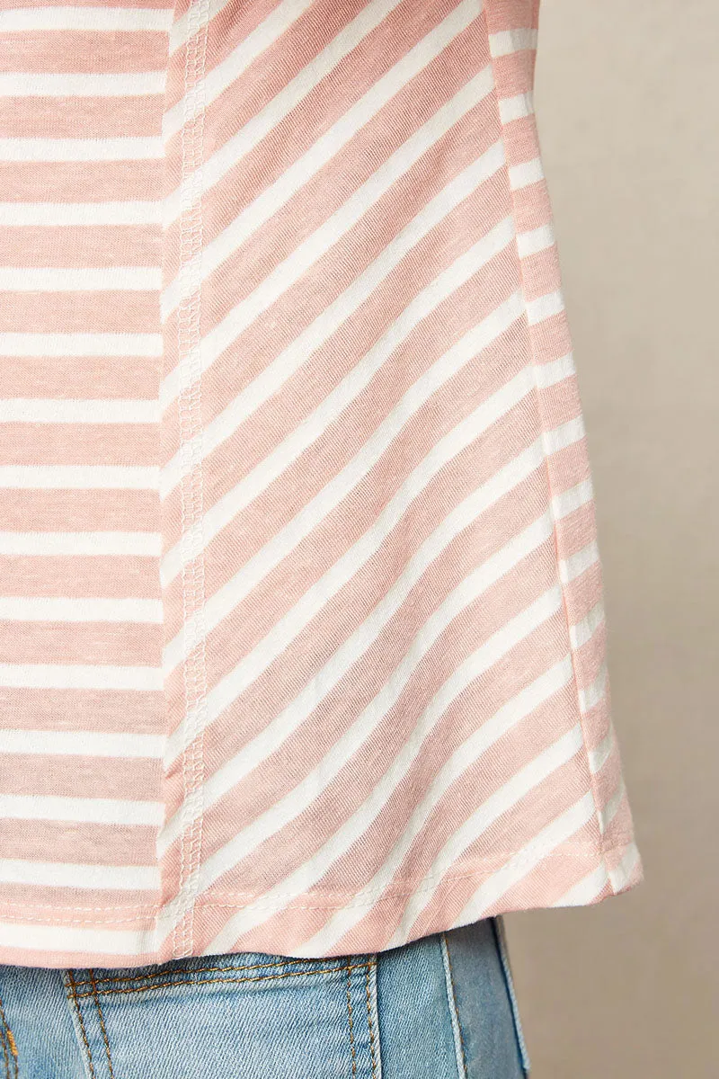 Striped Crew Neck T-Shirt